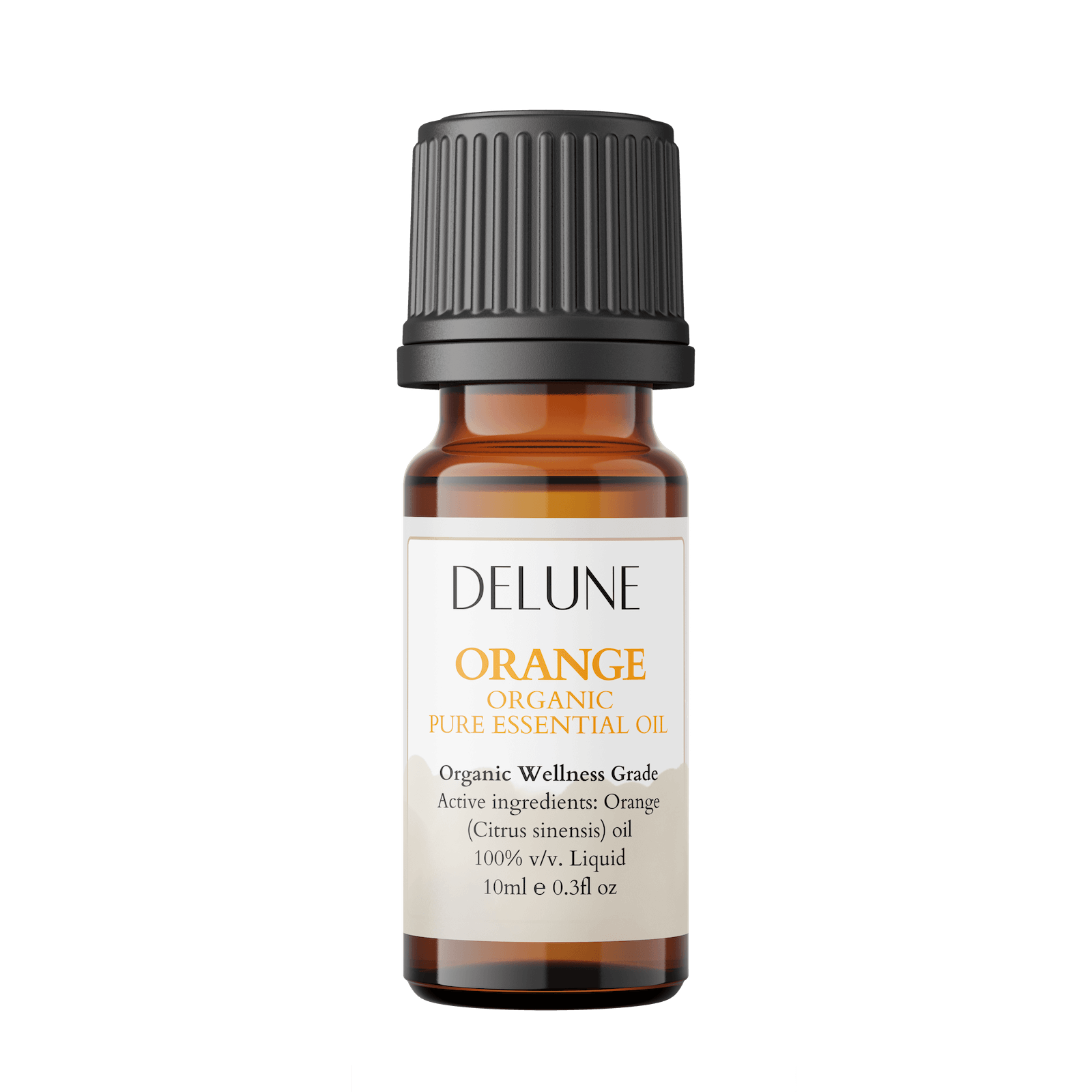 Sweet Orange Organic Essential Oil Bottle - Uplifting Citrus Aroma for Wellness