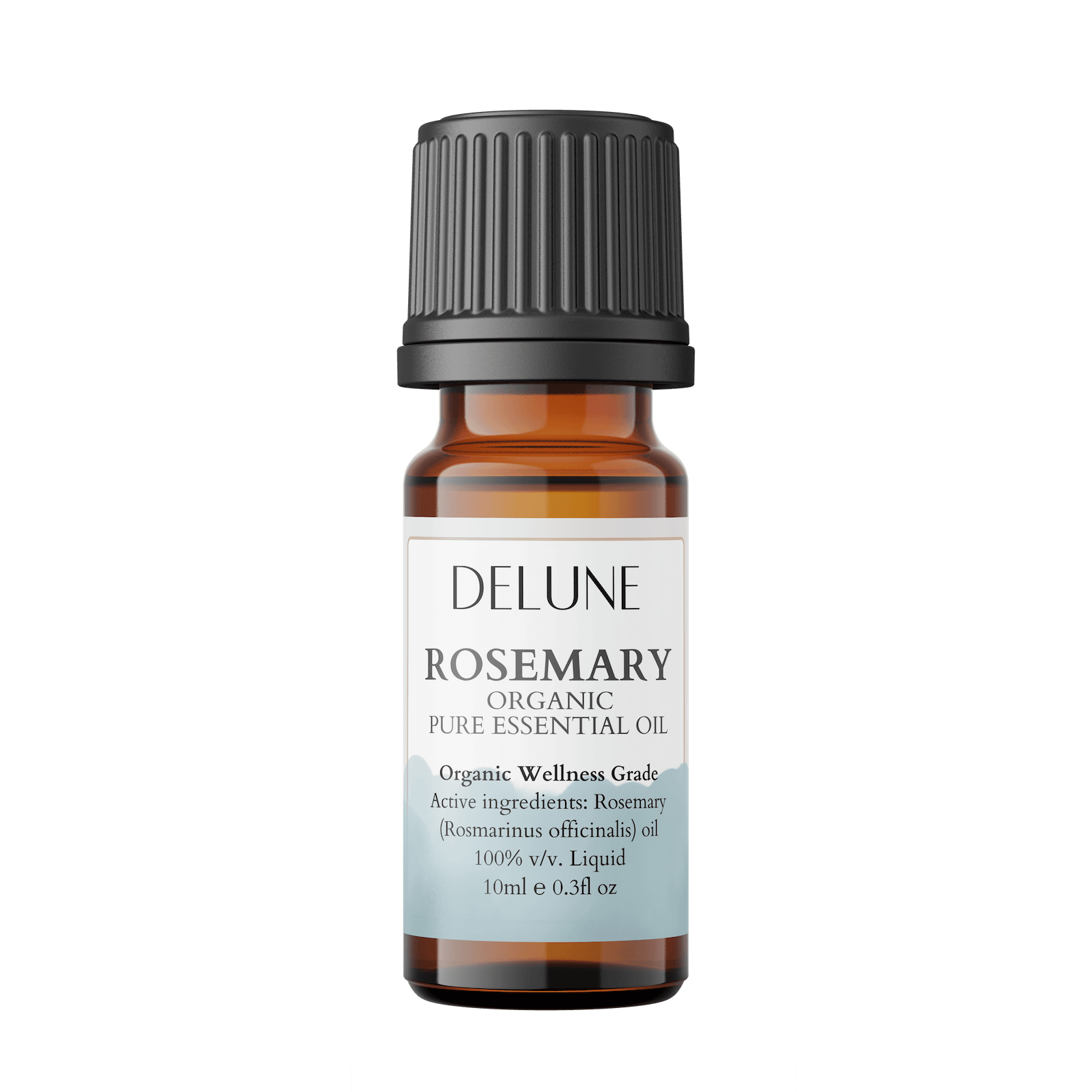 Delune Rosemary Organic Wellness Grade Essential Oil Bottle 10ml